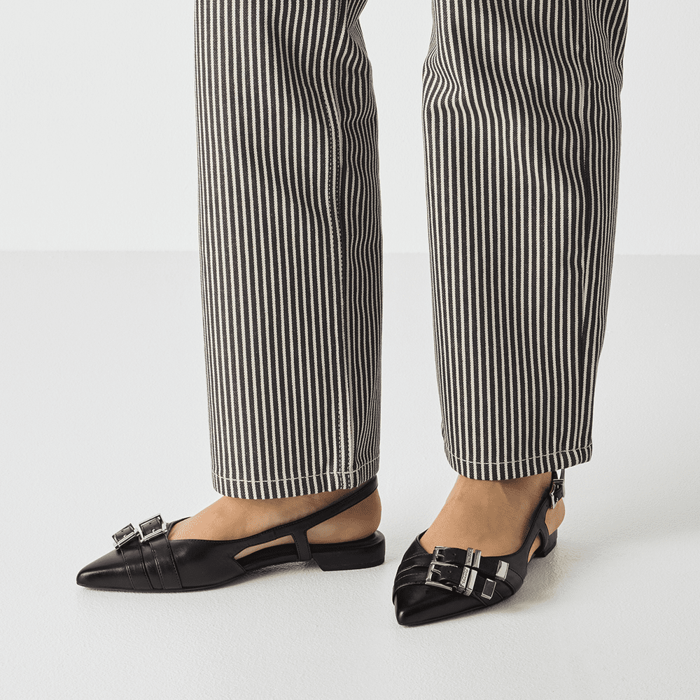 Pantofi Piele Naturala You Black - Tamaris