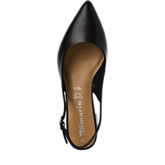 Pantofi Piele Naturala Eva Black - Tamaris
