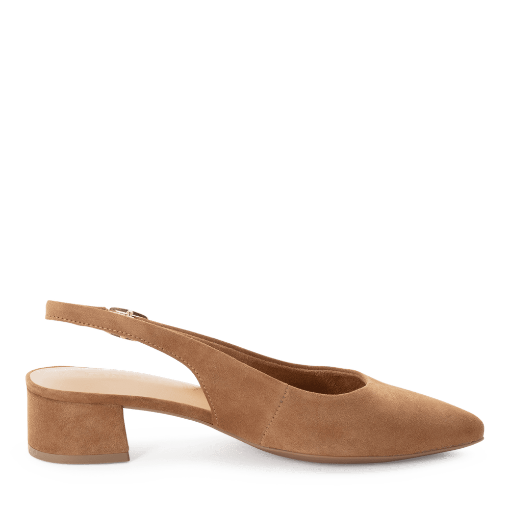 Pantofi Piele Naturala Eva Cognac - Tamaris
