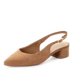 Pantofi Piele Naturala Eva Cognac - Tamaris