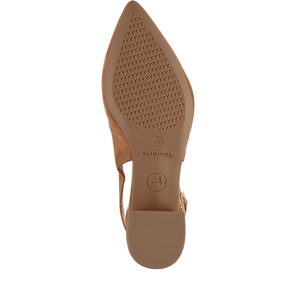 Pantofi Piele Naturala Eva Cognac - Tamaris