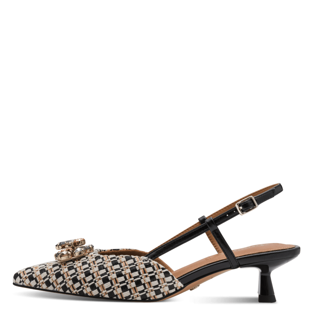 Pantofi Decupat Melek BLACK COMB - Tamaris