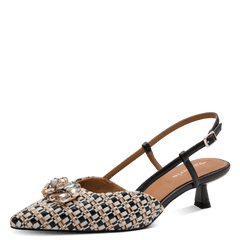 Pantofi Decupat Melek BLACK COMB - Tamaris