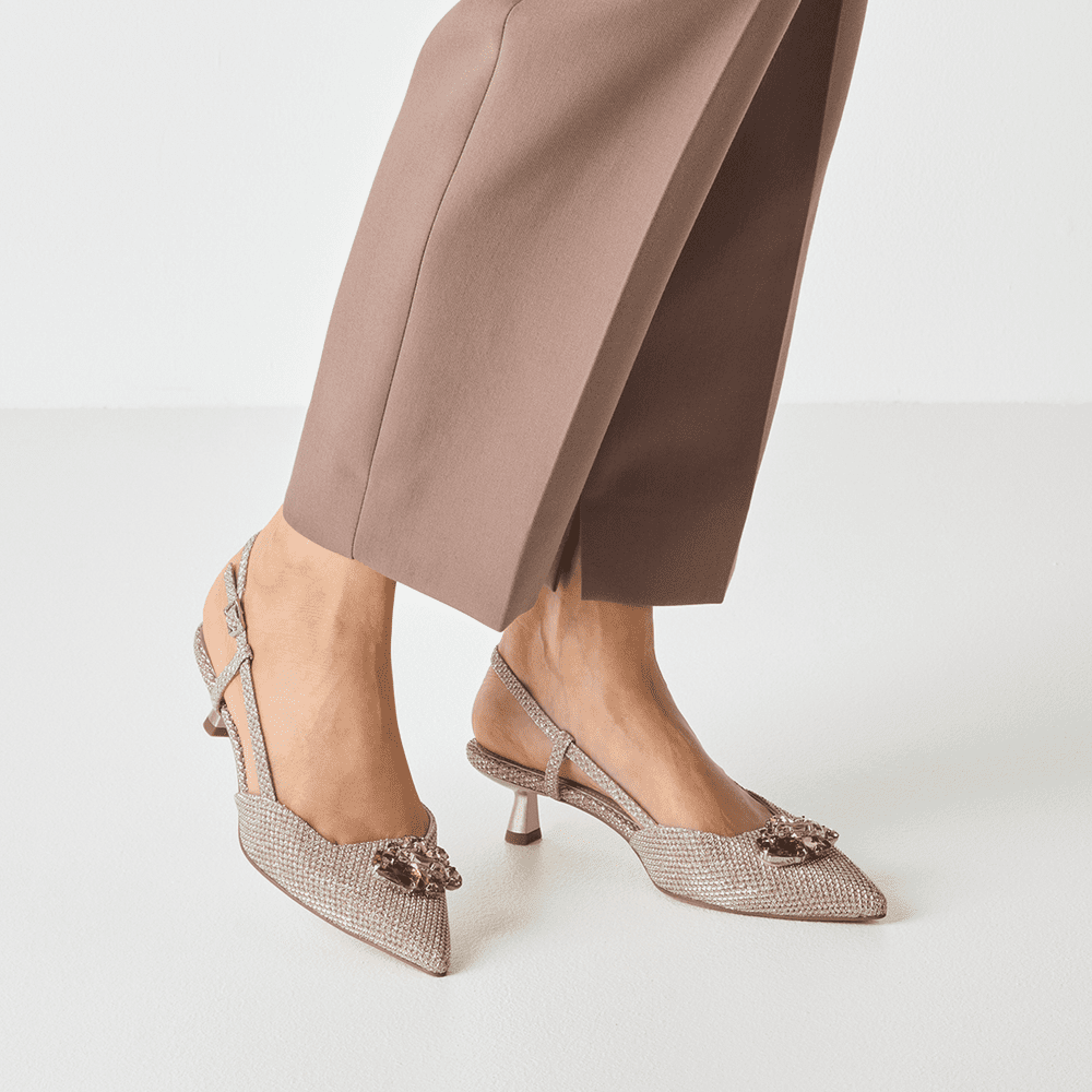 Pantofi Decupat Melek PEARL GLAM - Tamaris