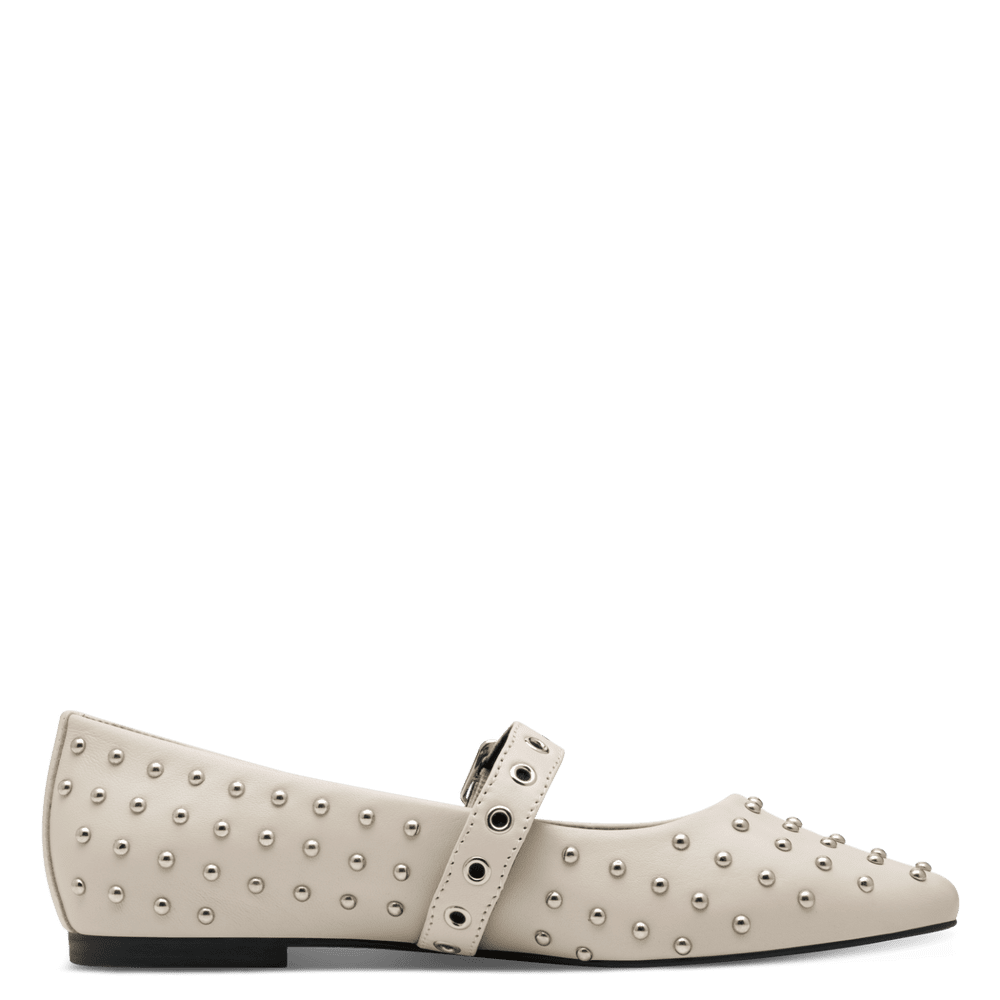 Pantofi  Piele Naturala Nolli Cream - Marco Tozzi