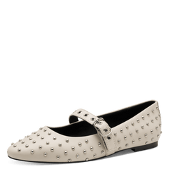 Pantofi  Piele Naturala Nolli Cream - Marco Tozzi