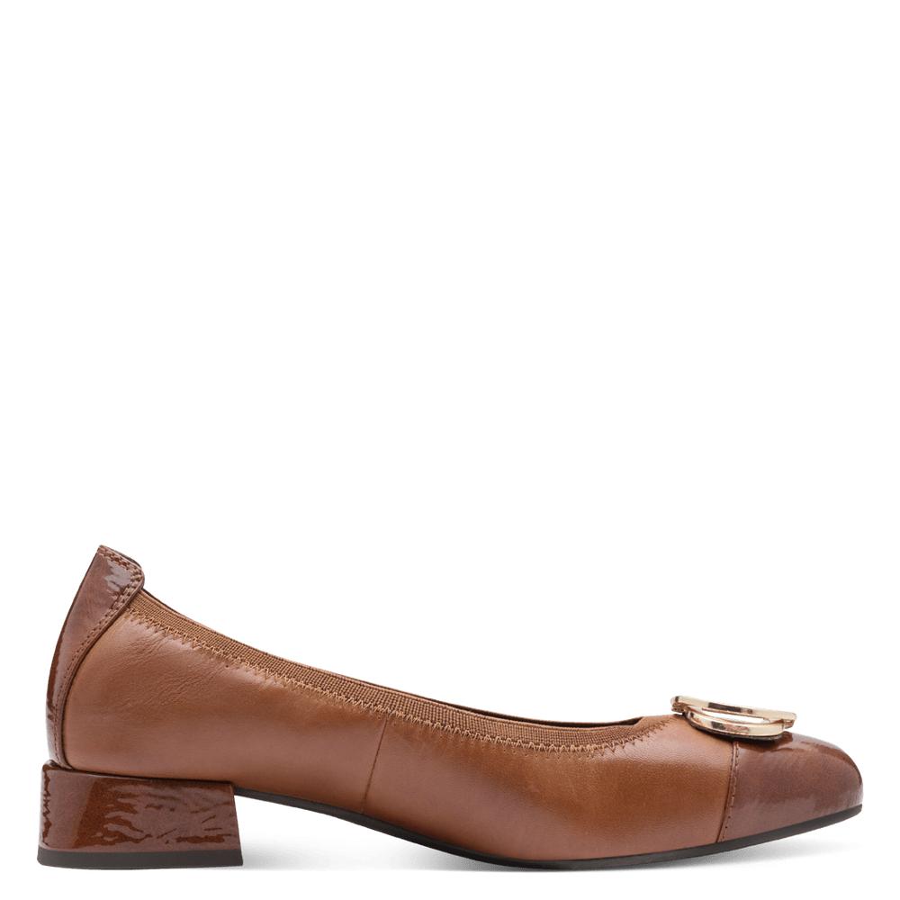 Pantofi Piele Naturala WISPAR Cognac - Marco Tozzi