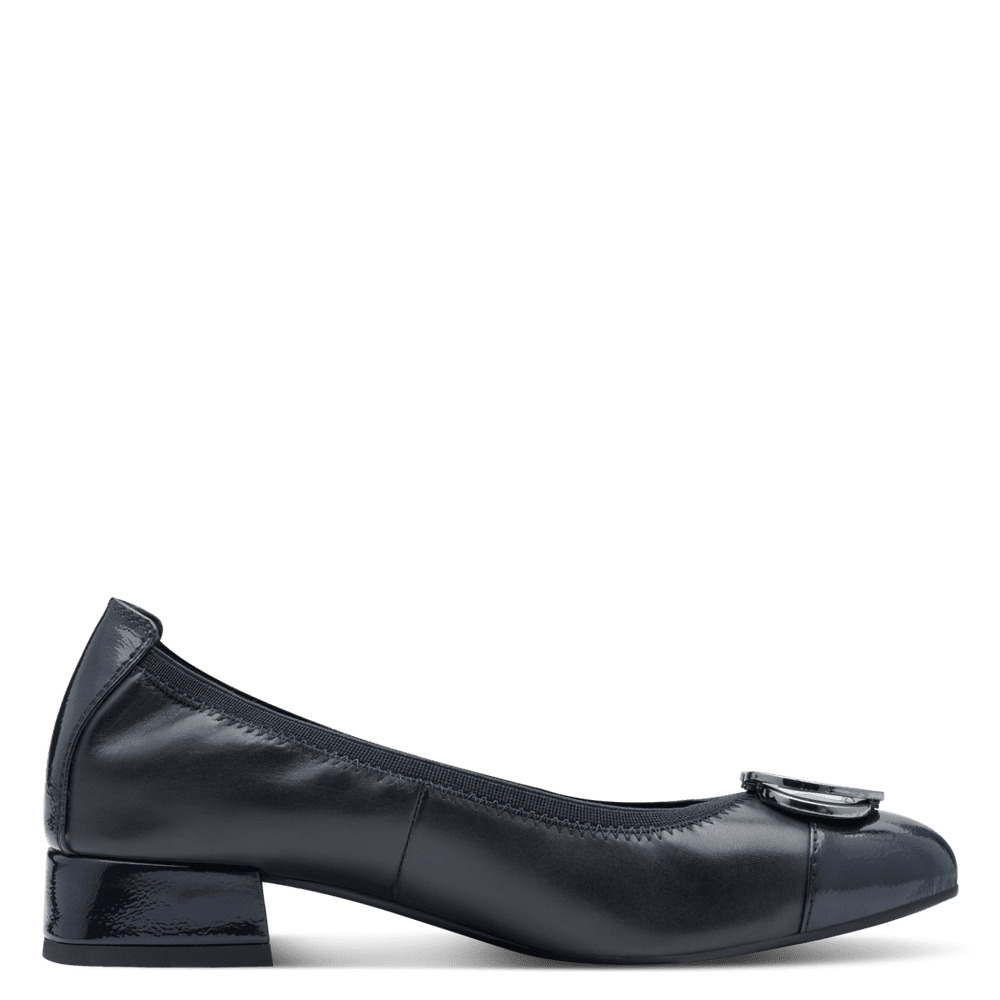 Pantofi Piele Naturala WISPAR Navy - Marco Tozzi