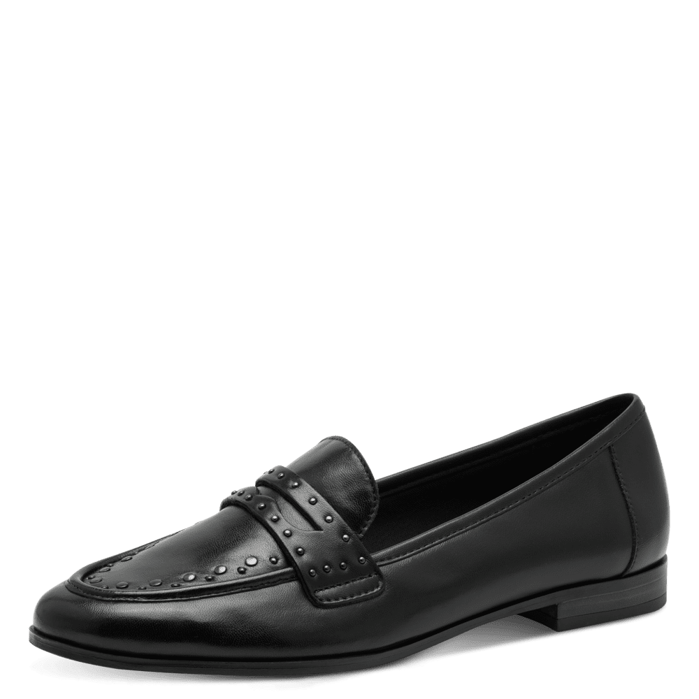 Pantofi  Piele Naturala CIPPO Black - Marco Tozzi