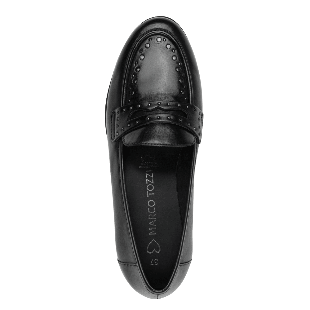 Pantofi  Piele Naturala CIPPO Black - Marco Tozzi
