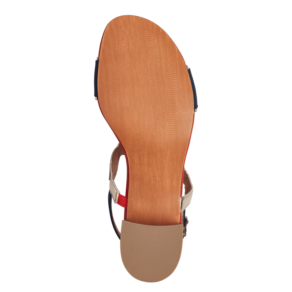 Sandale Cu Toc Hecho NAVY COMB - Marco Tozzi