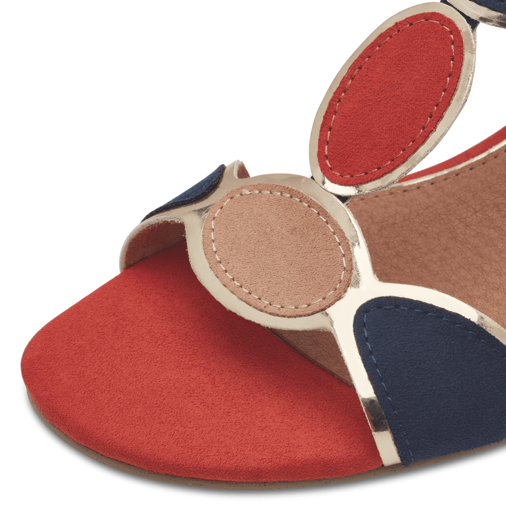 Sandale Cu Toc Hecho NAVY COMB - Marco Tozzi
