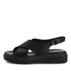 Sandale Piele Naturala Astoria Black - Marco Tozzi