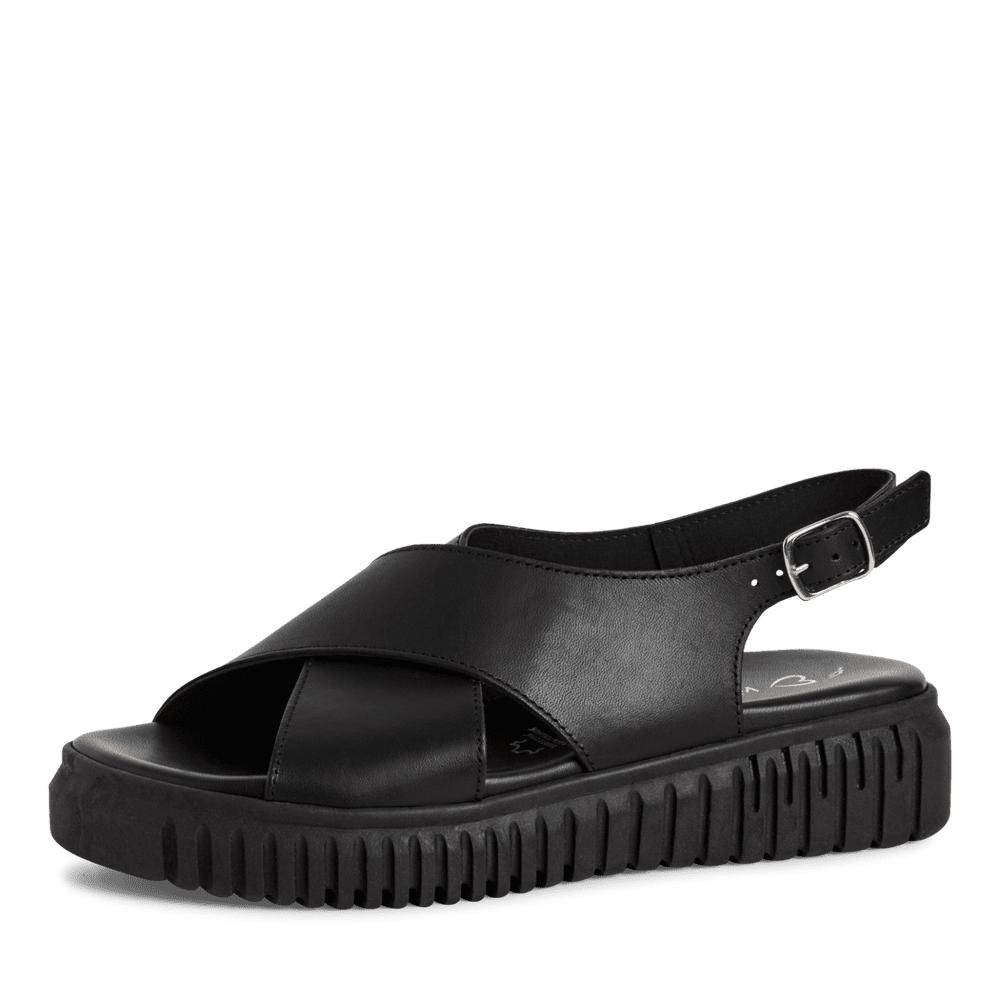 Sandale Piele Naturala Astoria Black - Marco Tozzi