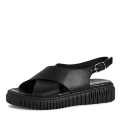 Sandale Piele Naturala Astoria Black - Marco Tozzi