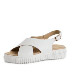 Sandale Piele Naturala Astoria White - Marco Tozzi