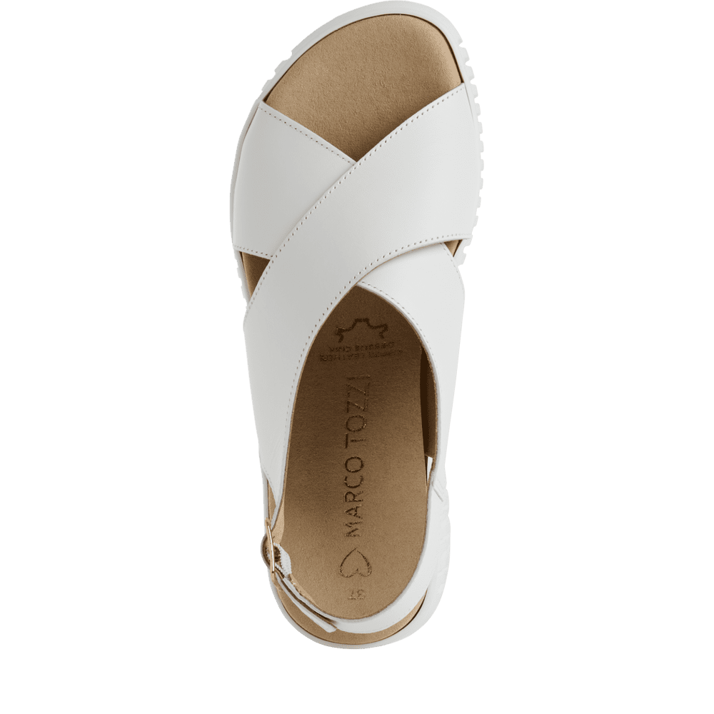 Sandale Piele Naturala Astoria White - Marco Tozzi