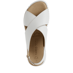 Sandale Piele Naturala Astoria White - Marco Tozzi