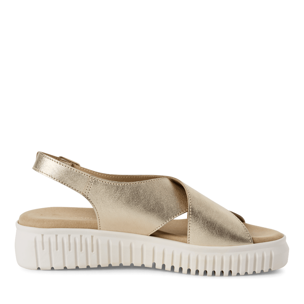 Sandale Piele Naturala Astoria Platinum - Marco Tozzi