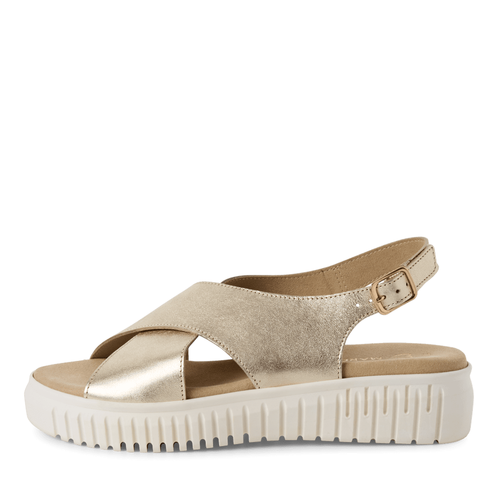 Sandale Piele Naturala Astoria Platinum - Marco Tozzi