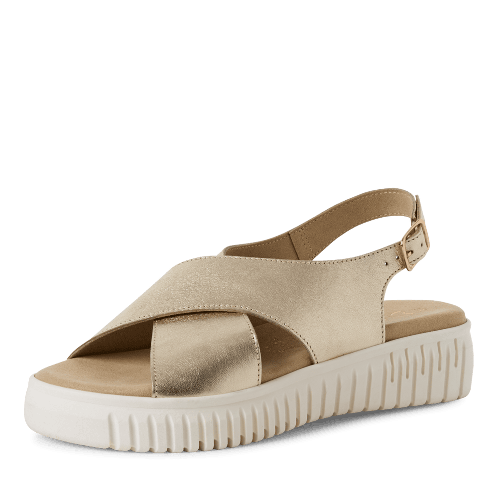 Sandale Piele Naturala Astoria Platinum - Marco Tozzi