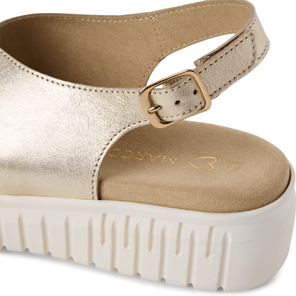 Sandale Piele Naturala Astoria Platinum - Marco Tozzi