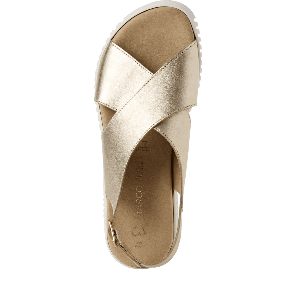Sandale Piele Naturala Astoria Platinum - Marco Tozzi