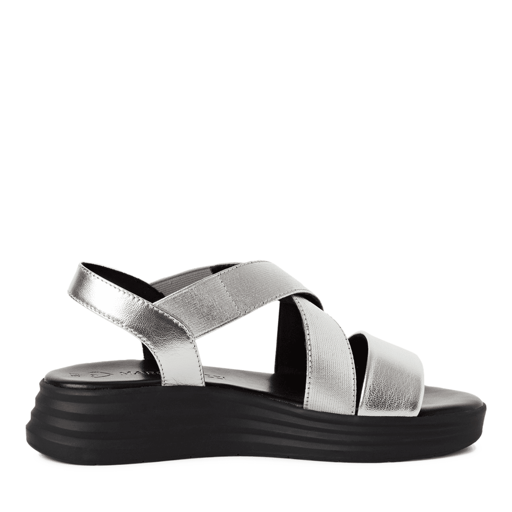 Sandale Piele Naturala Cirella Silver - Marco Tozzi