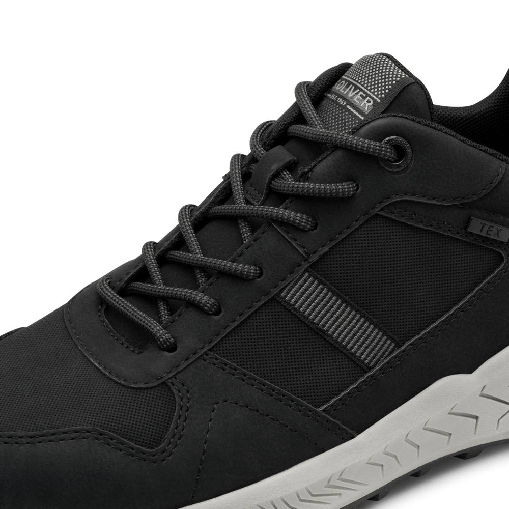 Pantofi Barbati Impermeabili Tex Krum Black - S.Oliver