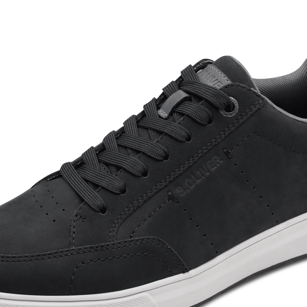 Pantofi Barbati Piele Naturala TESSEN Black - S.Oliver