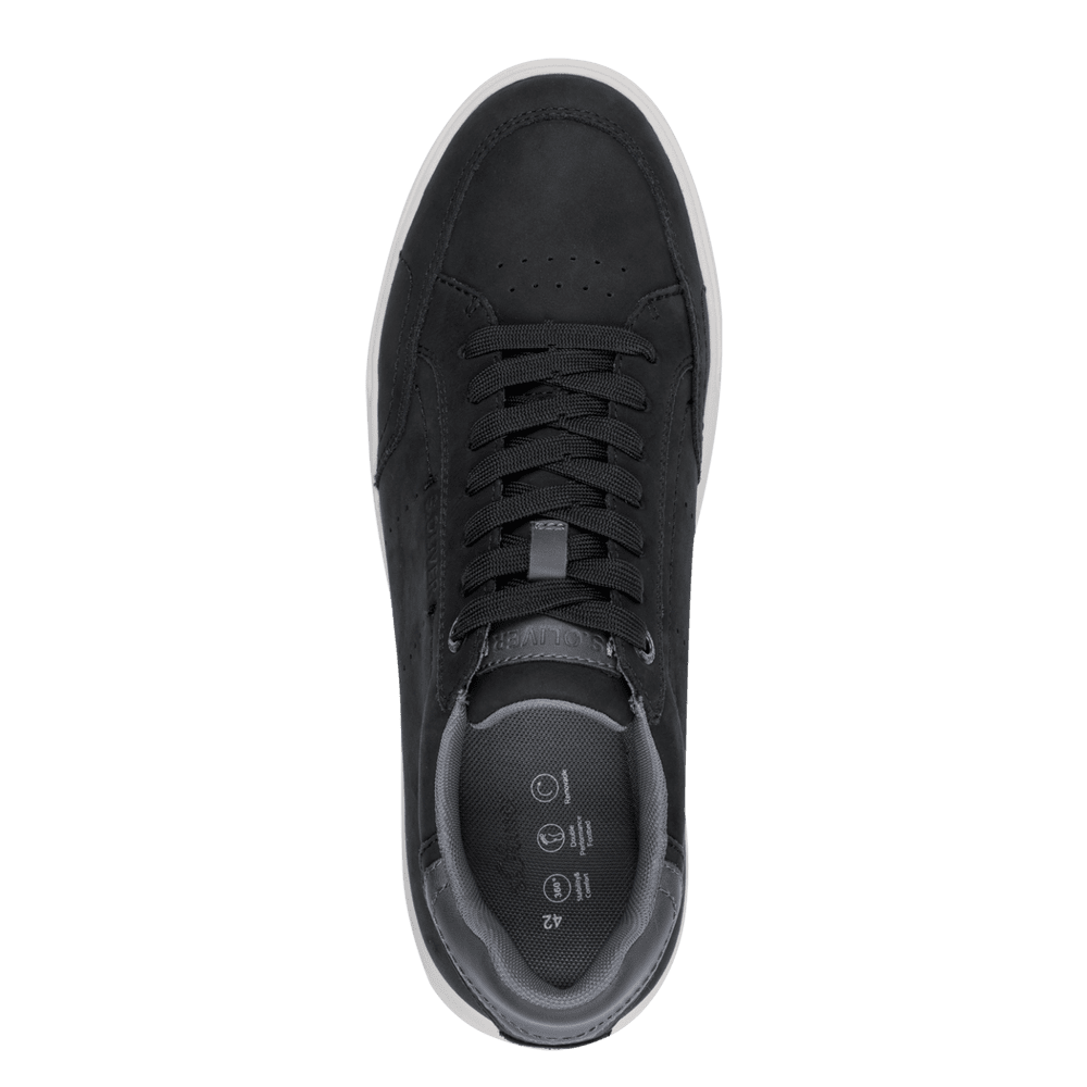 Pantofi Barbati Piele Naturala TESSEN Black - S.Oliver