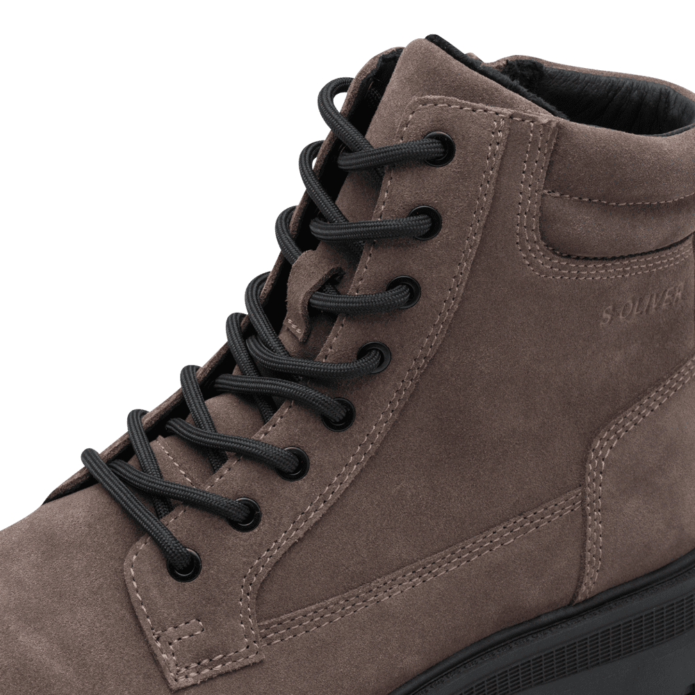 Ghete Barbati Piele Naturala ALMAR Taupe  S.Oliver