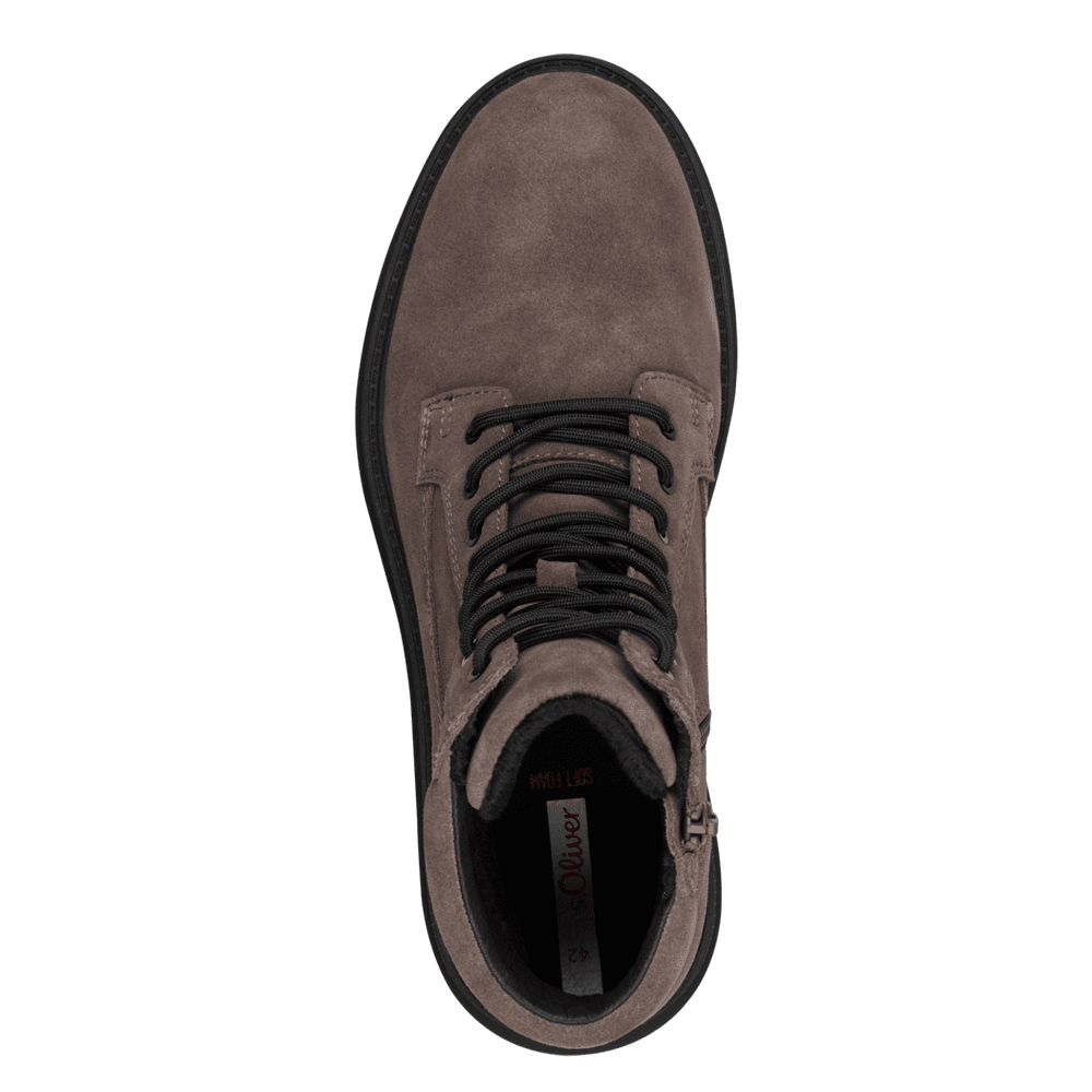 Ghete Barbati Piele Naturala ALMAR Taupe  S.Oliver