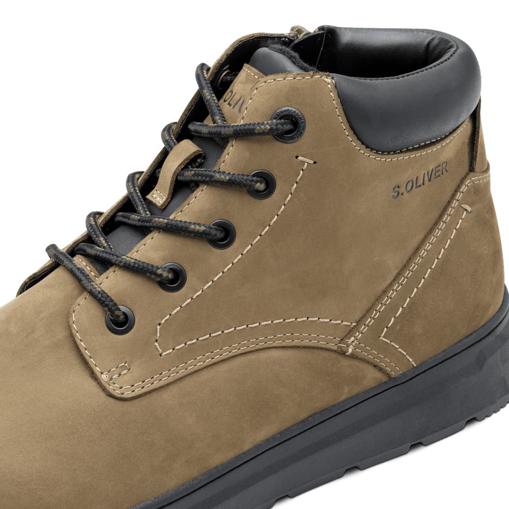 Ghete Barbati Piele Naturala Tesen KHAKI  S.Oliver