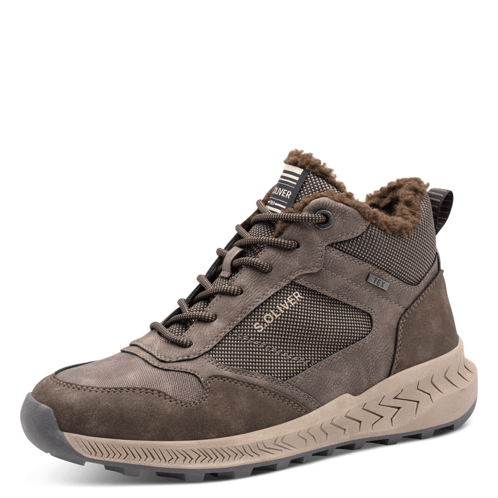 Bocanci Barbati Impermeabili Tex Krum Taupe Comb  S.Oliver