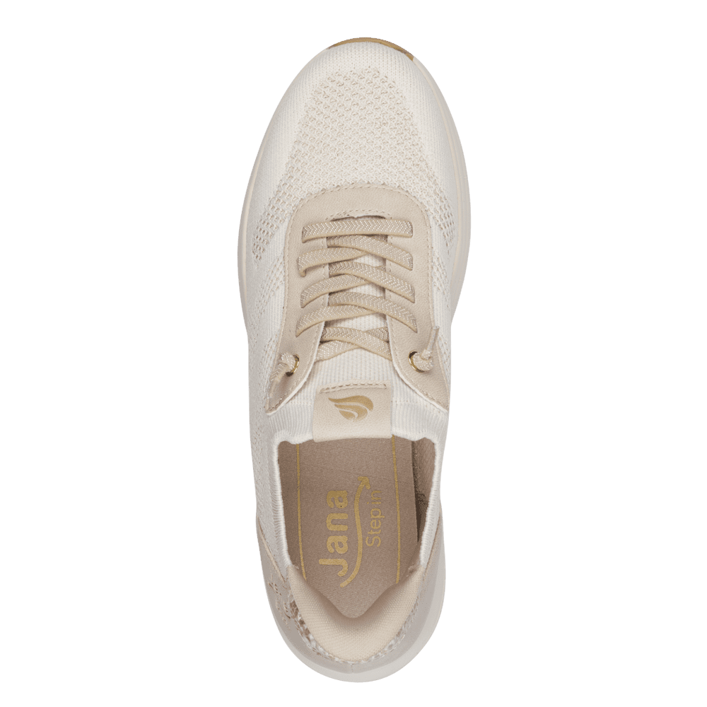 Pantofi Sport Letti BEIGE/GOLD - Jana