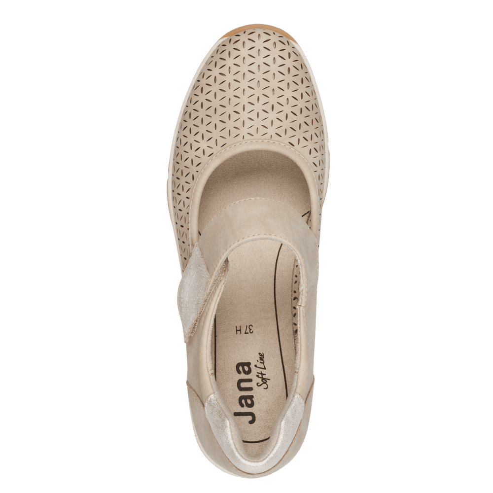 Pantofi Calapod H Eloq Taupe - Jana