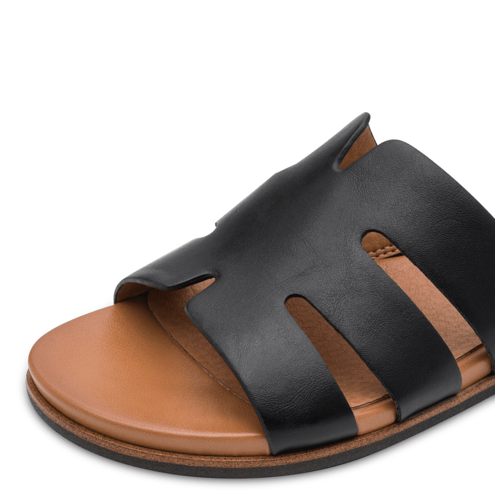 Papuci Calapod H Viola Black - Jana