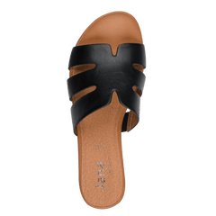 Papuci Calapod H Viola Black - Jana