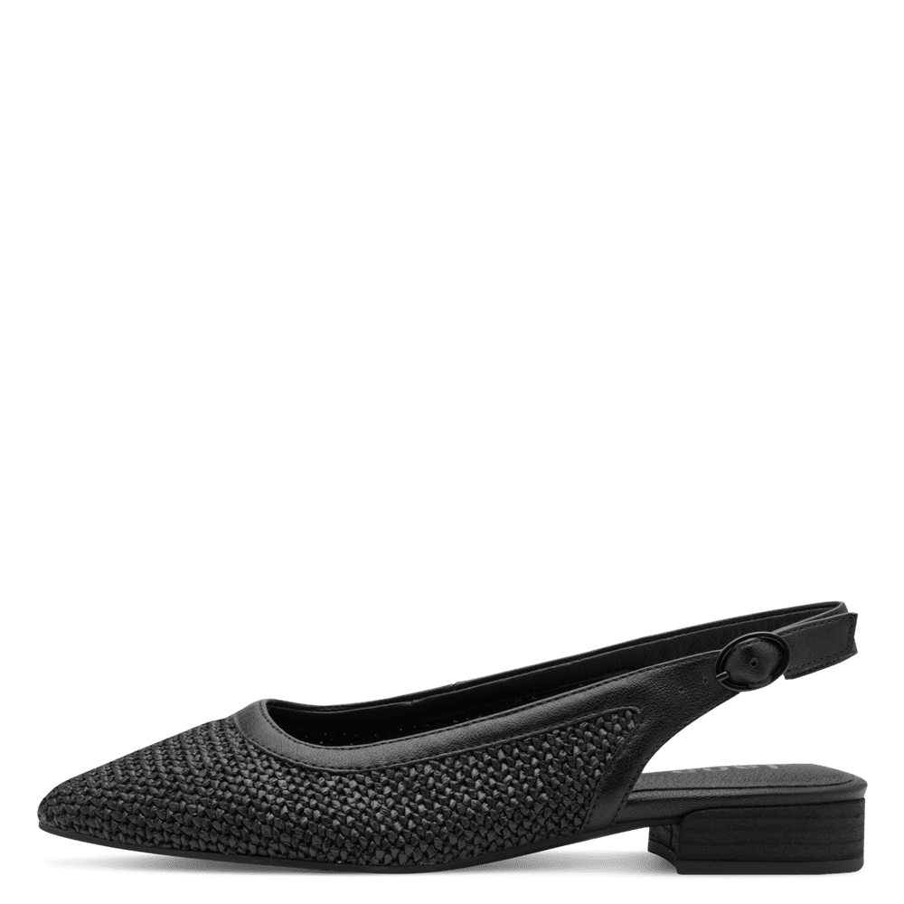 Pantofi Decupati Calapod H Basi Black - Jana