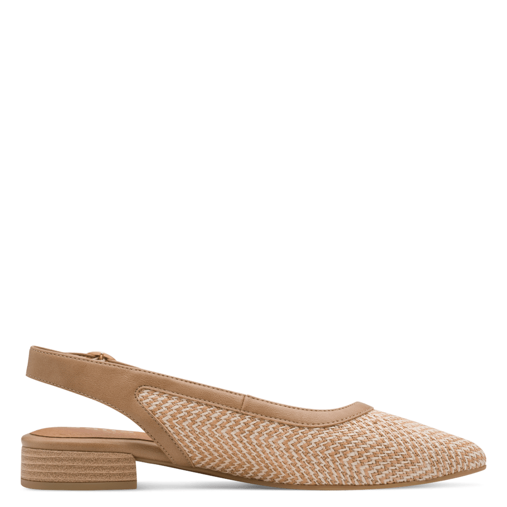 Pantofi Decupati Calapod H Basi Beige - Jana