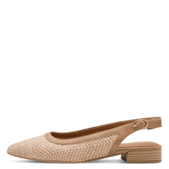 Pantofi Decupati Calapod H Basi Beige - Jana