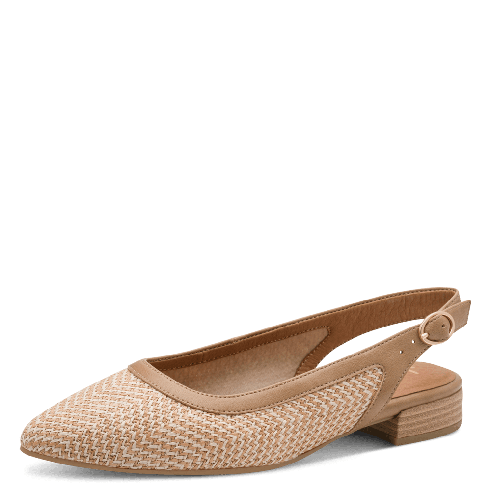 Pantofi Decupati Calapod H Basi Beige - Jana