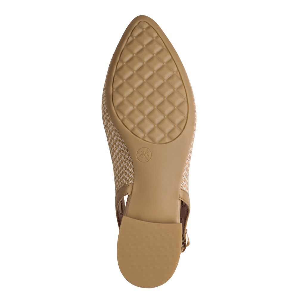 Pantofi Decupati Calapod H Basi Beige - Jana