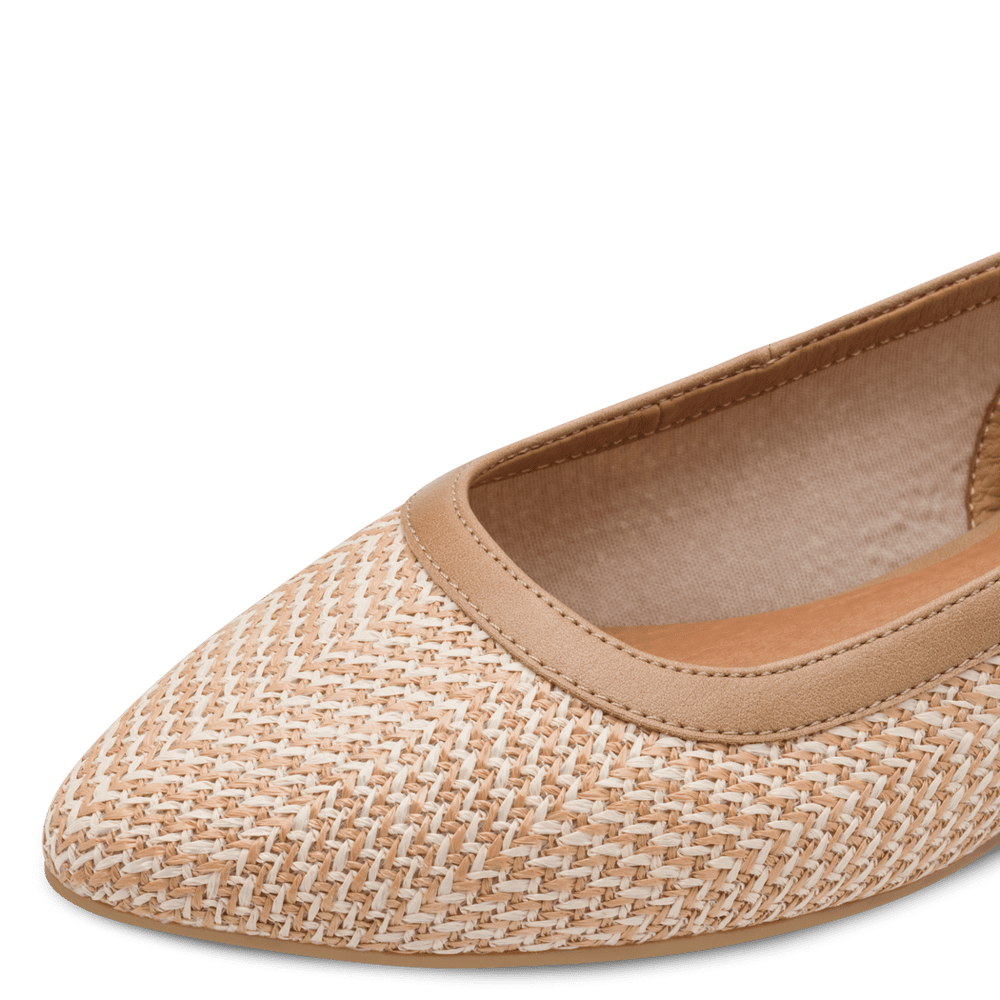 Pantofi Decupati Calapod H Basi Beige - Jana