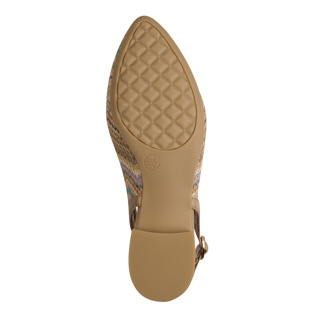 Pantofi Decupati Calapod H Basi Multicolor - Jana