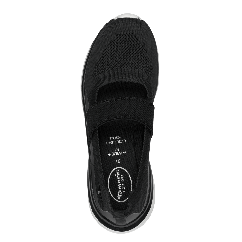 Pantofi Sport Amelie Black - Tamaris Confort