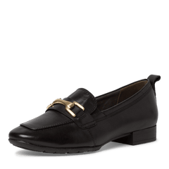 Pantofi Piele Naturala Meba Black - Tamaris Comfort