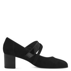 Pantofi Piele Naturala Evelina Black - Tamaris Comfort