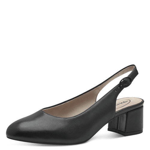 Pantofi Piele Naturala Andra Black - Tamaris Comfort
